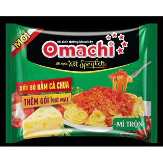 gói mì TRỘN Omachi mới thêm gói phô mai 90 gr