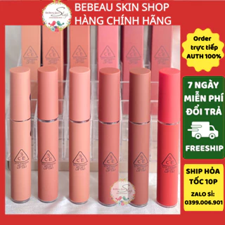 Son Kem Lì 3CE Velvet Lip Tint Mịn Nhẹ Như Mây - Bebeau