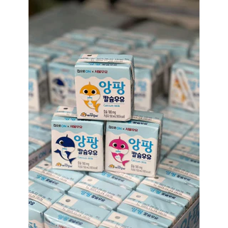 1 Thùng (24 Hộp) Sữa Seoul Milk Pinkfong Hàn Quốc Sữa Canxi Tăng Chiều Cao