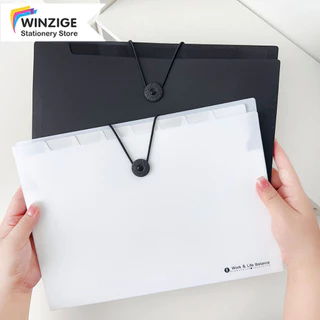 Winzige Túi đựng tài liệu nhiều 8 12 ngăn A4 kẹp tài liệu giấy file đựng tài liệu bìa hồ sơ nhựa cứng văn phòng phẩm