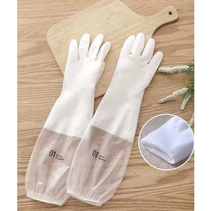 Găng Tay Cao Su Siêu Dai, Siêu Bền Có Bo Chung Chống Tụt