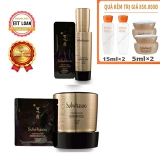 [ COMBO 12 GÓI ] Kem và tinh chất trẻ hóa 10 năm tuổi sulwhasoo Timetreasure Honorstige cream 1ml