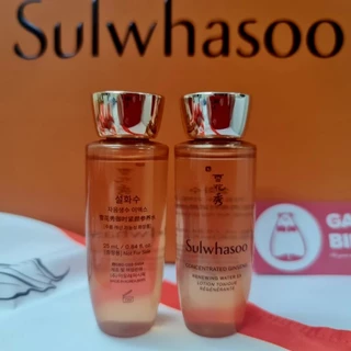 (Date2026 25ml)Nước hoa hồng Nhân Sâm Chống Lão Hóa Sulwhasoo Concentrated Ginseng Renewing Water EX