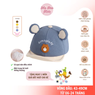 Mũ cho bé Mũ lưỡi trai tai gấu dễ thương Phong cách Hàn Quốc Cho bé 6-24 tháng