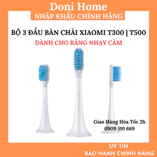 Bộ 3 đầu bàn chải T300/ T500- Head of toothbrushes - DÀNH CHO RĂNG NHẠY CẢM