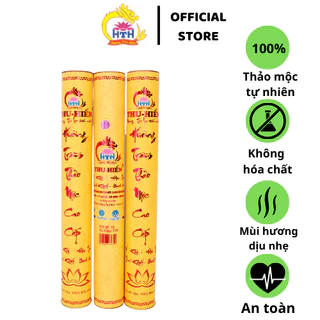 3 Ống hương nén ống vàng THU HIỀN cao cấp sang trọng, mùi hương thảo dược, tự nhiên