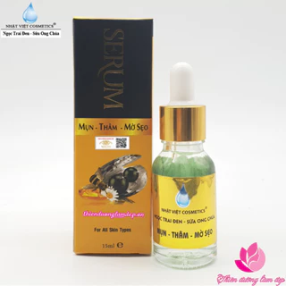Serum mụn xóa thâm mờ sẹo dưỡng chất sữa ong chúa Nhật Việt Cosmetics (15ml)