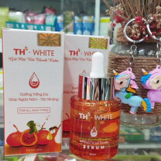 Serum dưỡng trắng da giúp ngừa nám - tàn nhang TH White  Close Pores 40ml