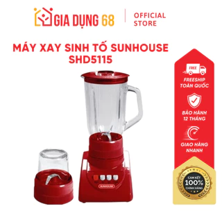 Máy Xay Sinh Tố Sunhouse SHD5115 Thiết Kế Gọn Nhẹ Dễ Sử Dụng Xay Nhiều Loại Thực Phẩm Tiện Lợi Đa Chức Năng