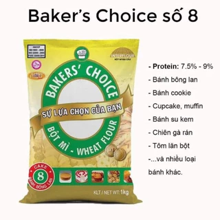 BỘT MÌ SỐ 8 💐Bột Mì Baker Choice Giá Sốc 💐1 kg