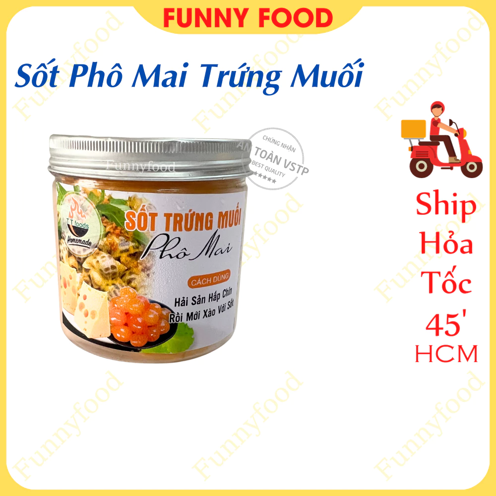 Sốt Phô Mai Trứng Muối – Sốt Chấm Thịt Nướng – [Ship Hỏa Tốc HCM] – Funnyfood