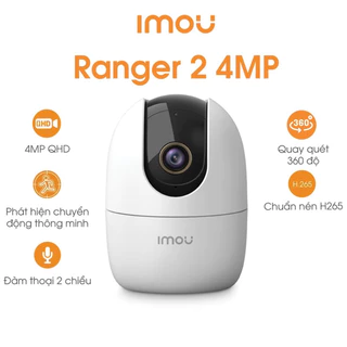 Camera WIFI XOAY 360  4M IMOU Ranger 2 A42P 4MP - A22EP 2MP Trong Nhà Còi Hú Báo Động,TẶNG ĐẦU ĐỌC THẺ NHỚ