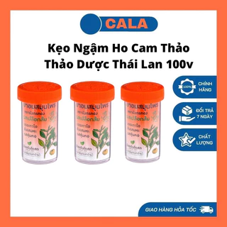 Kẹo Ngậm Ho Cam Thảo , Thảo Dược Thái Lan 100v