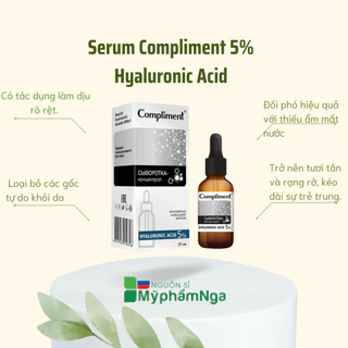 Serum Compliment 5% Hyaluronic Acid Cấp ẩm, Tái tạo, Giảm lão hóa