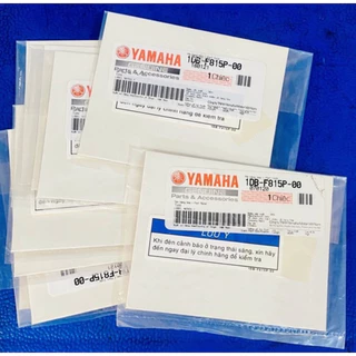 Tem thông số tem chú ý Yamaha Exciter 150 Novou Sx Sirius chính hãng