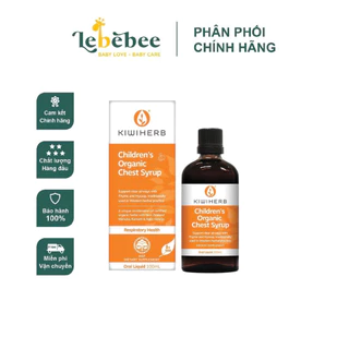 Siro ho đờm ban ngày - Children's Organic Chest Syrup Kiwiherb (100m) cho bé từ 0-12 tuổi