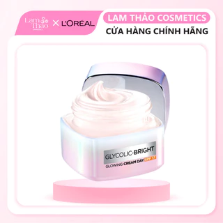 Kem Dưỡng Sáng Da Ban Ngày Loreal Paris Glycolic-Bright Glowing Cream Day - SPF 17 50ml