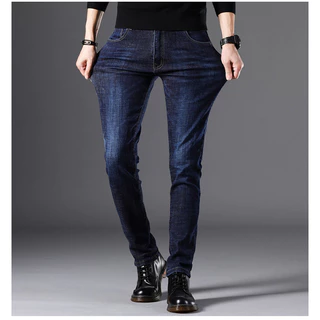 Quần jeans nam Quần bò nam trơn Co Giãn dáng Skinny,🌺Quần Jean Nam Co Giãn Phong Cách Hàn