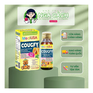 MediUSA Cougfy, Hỗ trợ giảm ho ở trẻ - Hộp 100ml