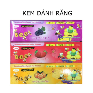 Kem đánh răng em bé hàn quốc Bee