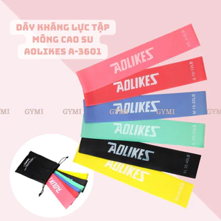 Dây mini Band Dây Cao Su Kháng Lực AOLIKES Tập Chân Mông Tay Đùi Dây Cao Su Đàn Hồi