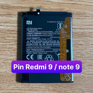 Pin Xiaomi Redmi 9 / Note 9 mã BN54 (zin)