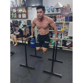 Parallettes XXL(cao 90cm) Calisthenics - Xà kép -_Hàng Chắc Chắn,sơn tĩnh điện+shop tặng bao tay tập xà bảo vệ cổ tay