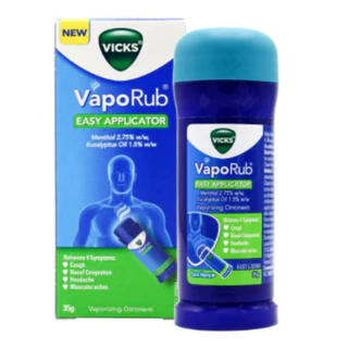 [Date 2025]Thanh lăng Vicks Vapo Rub Easy Applicator, 35 Gr(Made in Germany)