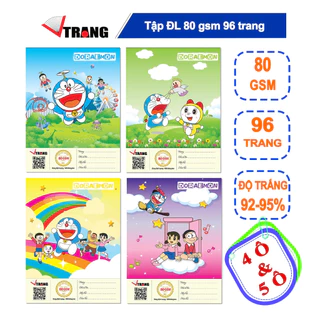 TẬP ĐỊNH LƯỢNG 80GSM - VIẾT KHÔNG LEM MỰC