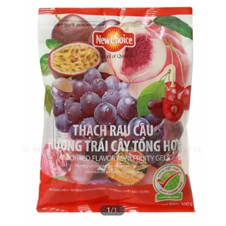 Thạch Rau Câu New Choice Hỗn Hợp (4 Mùi) Gói 300Ggg