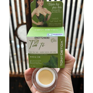 Kem dưỡng trắng tái tạo ngăn ngừa lão hoá tía tô Tony Detox 16g