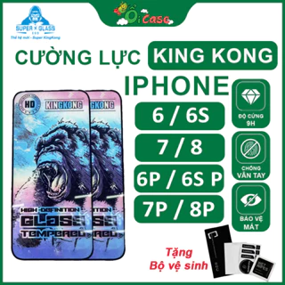 Kính cường lực kingkong full màn cho IP 6 6s 6p 7 7p 8 8p