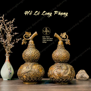 Hồ Lô Long Phụng - Tượng Đồng Phong Thủy