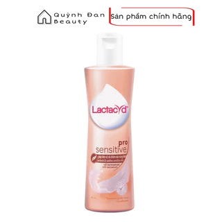 Dung Dịch Vệ Sinh Phụ Nữ Lactacyd Pro Sensitive Cho Da Nhạy Cảm Hồng 250ml/chai