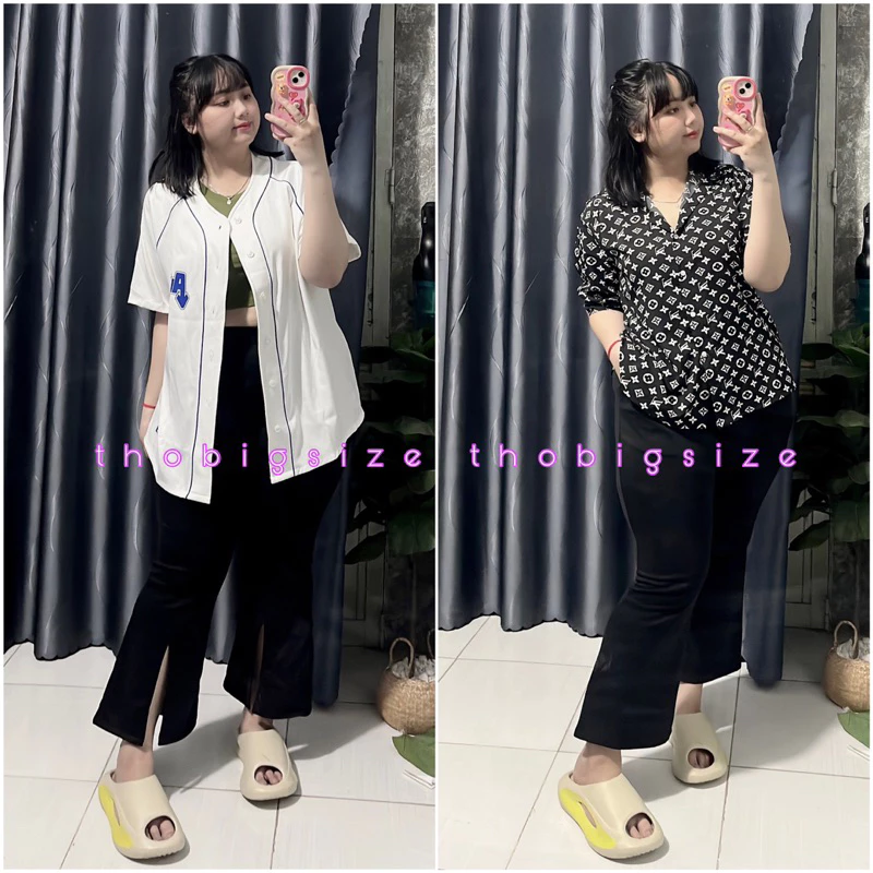 Quần Ống Loe Lưng Trơn Bigsize 60-90kg ( thobigsize )