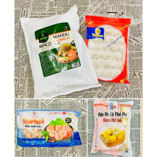 (Chính hãng) Há cảo, mandu thịt, đậu hũ cá phô mai YoSa, surimi mặt cười - 350g đến 1.505kg