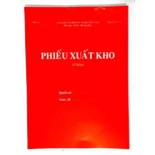 Compo 10 quyển phiếu xuất kho, phiếu nhập kho 2 liên, 3 liên loại dày 100 tờ