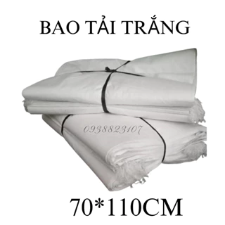 Bao tải dứa / bao đóng hàng trắng đẹp 70*110CM