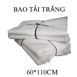 Bao tải dứa bao đựng lúa bao đóng hàng màu trắng 60*110CM