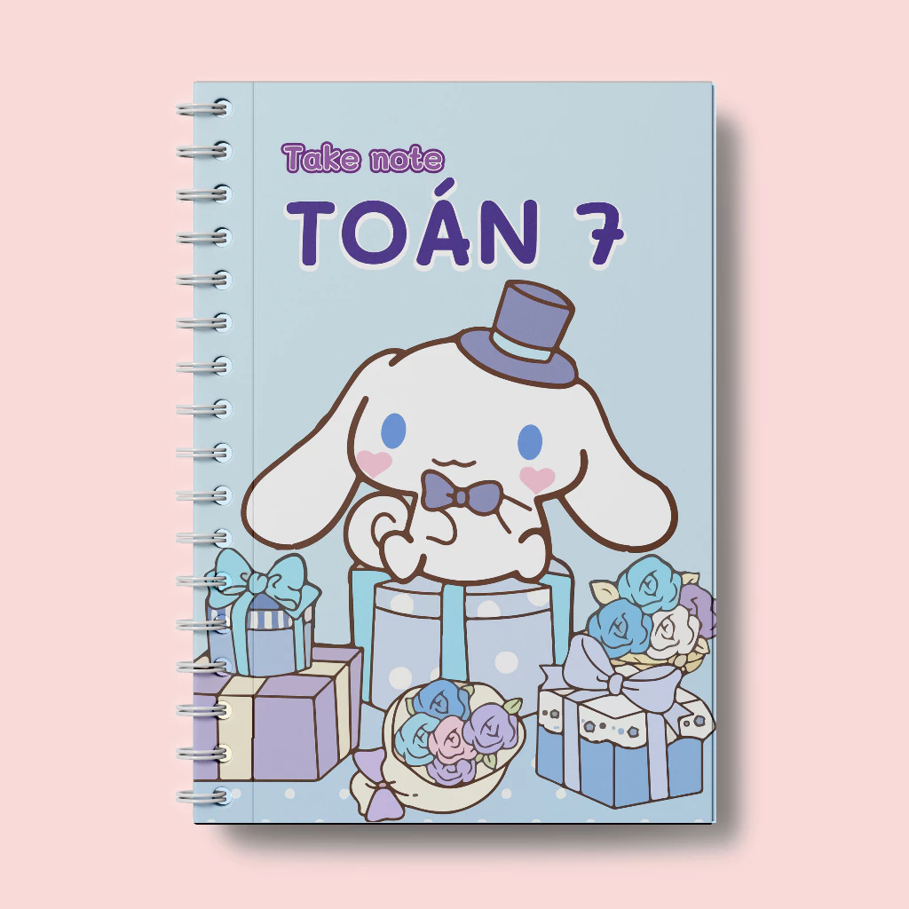 Sổ Giấy Lò Xo Take Note Toán 7 TUANVIET BOOKS cỡ A5 (Phiên Bản Mới Nhất)