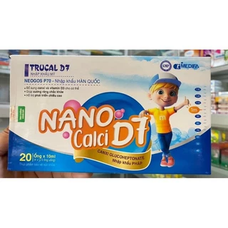 Nano calci D7 Bổ sung canxi d3 giúp xương chắc khỏe, phát triển chiều cao