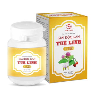 Giải Độc Gan Tuệ Linh Plus - Giúp Hạ Men Gan, Tăng Cường Chức Năng Gan (Hộp 60 Viên)