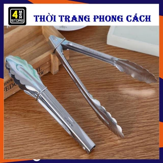 Kẹp inox 23cm Gắp Đá, Gắp Thức Ăn, Đồ Nóng Tiện Lợi - Kẹp Gắp Thực Phẩm Thép Không Gỉ Cao Cấp - Cây Gắp Đá Kẹp Thức Ăn