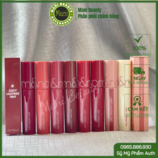 Son Tint Romand Juicy Lasting Tint bóng lì căng mọng môi Đủ màu  - Mani beauty