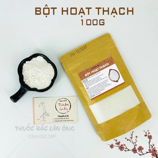 Bột hoạt thạch nguyên chất 100g (Dưỡng trắng, hỗ trợ dạ dày)