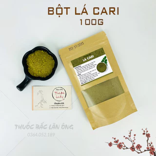 Bột lá cà ri 100g, curry leaves, bột gia vị nấu cà ry, cari khô, thơm - Lãn Ông