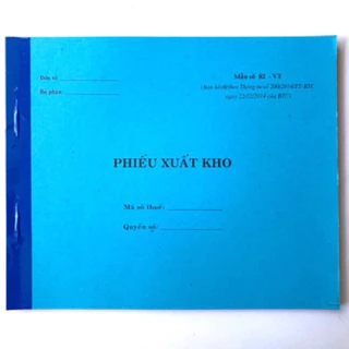 Phiếu xuất kho 2 liên khổ A5 16x20cm mẫu số 02 VT