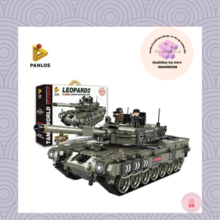 Đồ chơi Lắp ráp Mô hình Xe Tăng Đức Leopard 2 Panlos 632003 Tank German Leopard