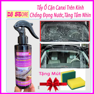 Dung dịch Tẩy Ố Kính Lái, Bề Mặt Sơn - Tẩy Cặn Canxi Kính Ô tô - Làm Sạch Kính Xe Bị Ố Mốc, Mờ Đục Tăng Tầm Nhìn D8 STOR