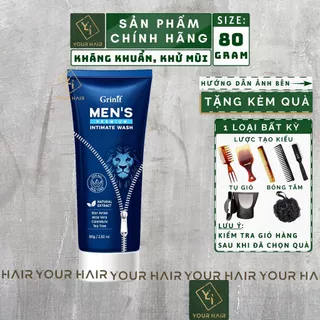 Dung Dịch Vệ Sinh Nam Grinif Men’s Premium Intimate Wash - 80ml